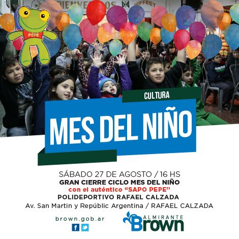 En el mes del niño, espectáculos y entretenimiento para los barrios de Brown